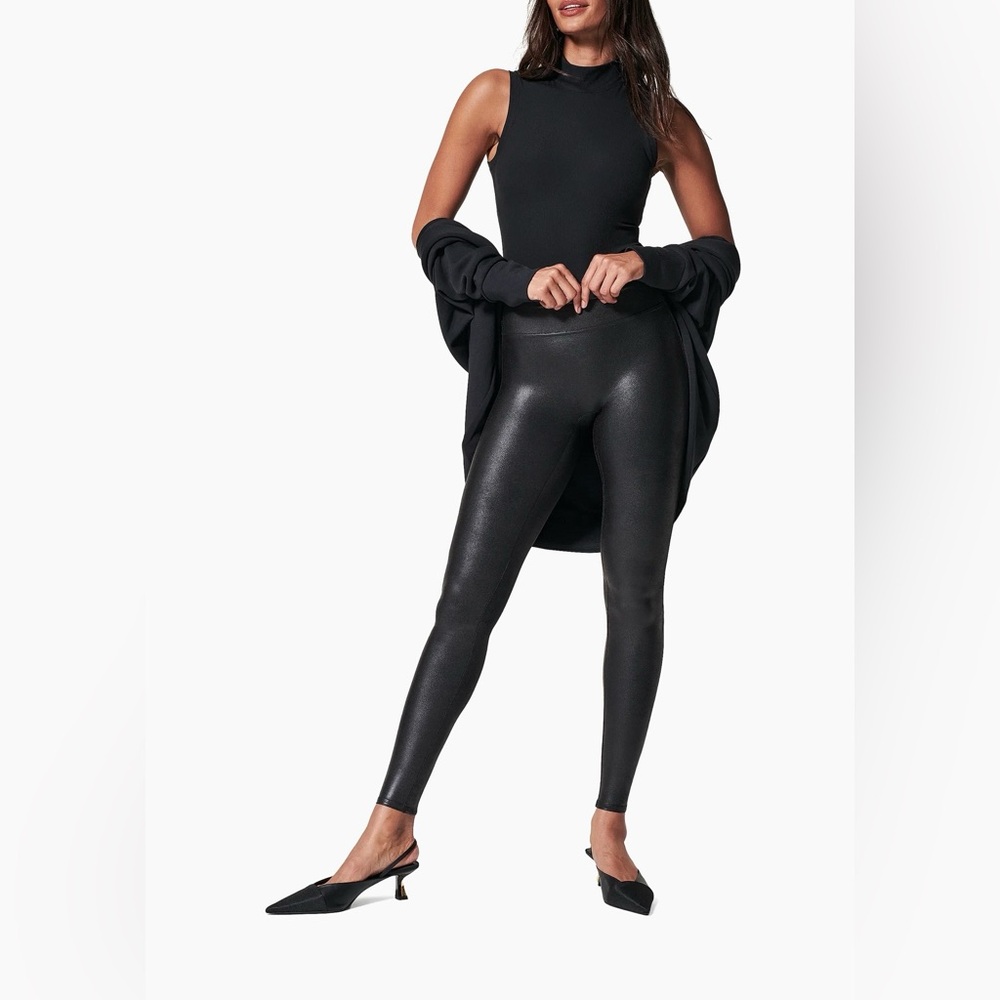 SPANX Faux Leather Leggings